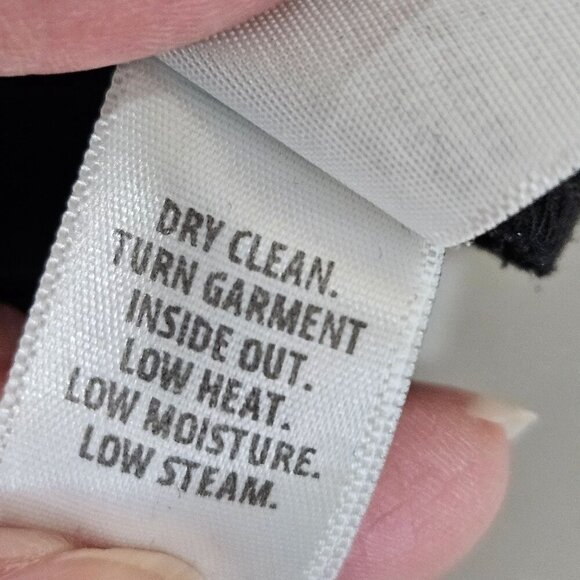 St. John Caviar Emma Black Stretch Knit Trousers Size 6 Quiet Luxury - Picture 7 of 11